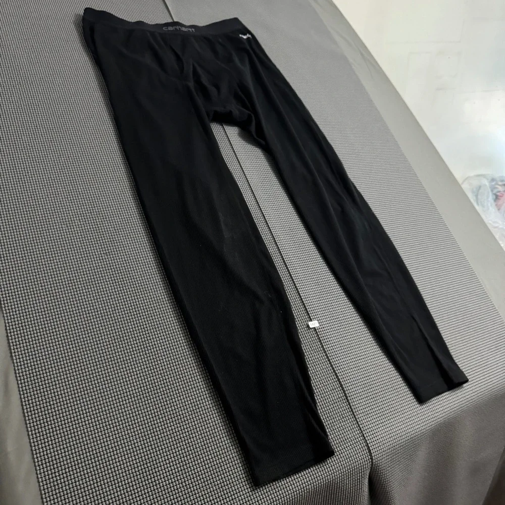 Carhartt Force Mens Black Thermal Base Layer Bottoms MBL115 BLK XL Regular